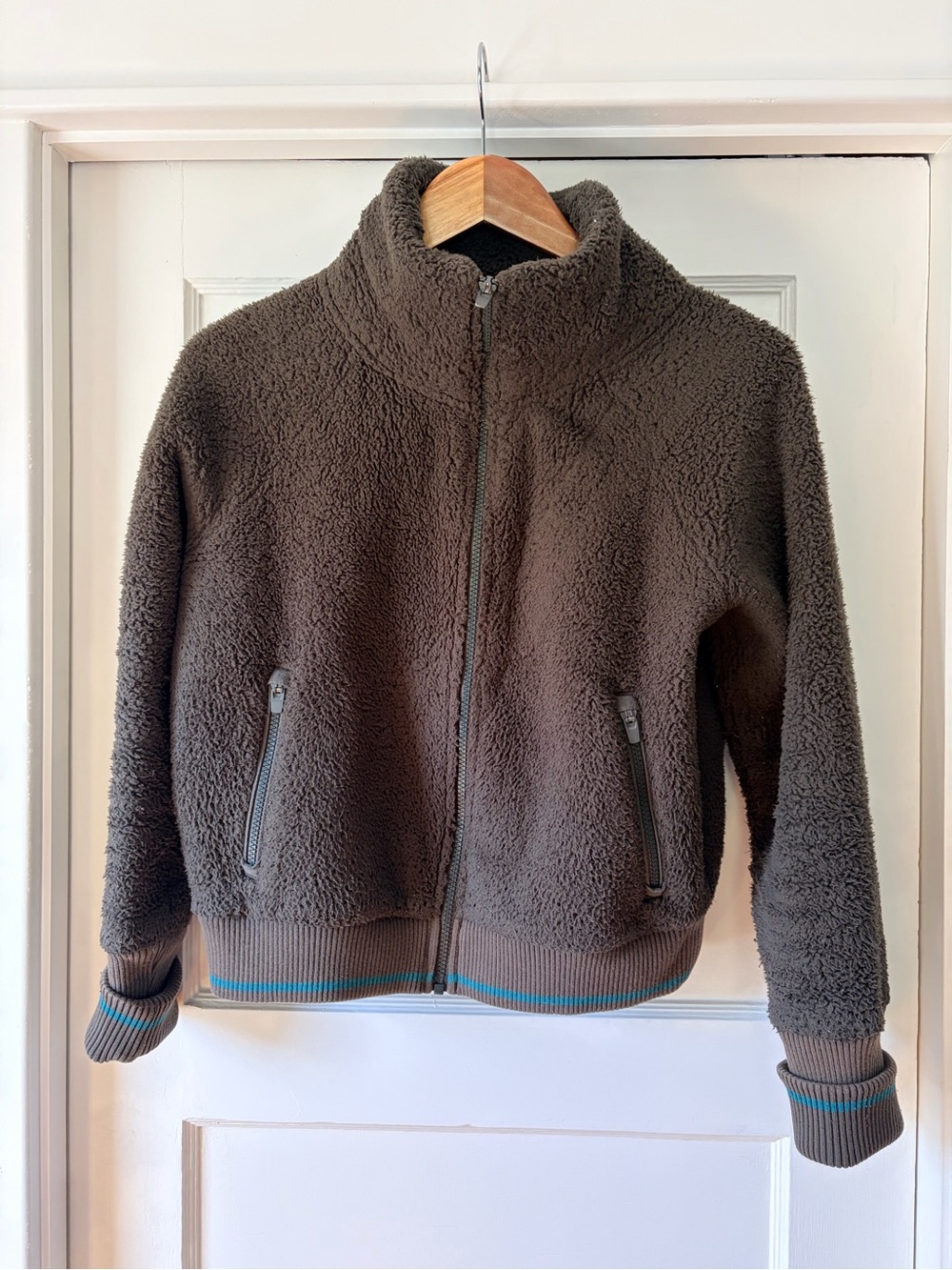 Athleta Cropped Fleece Jacket